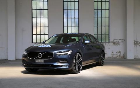 HEICO SPORTIV Volvo Tuning blauer S90 (234) Frontansicht 1